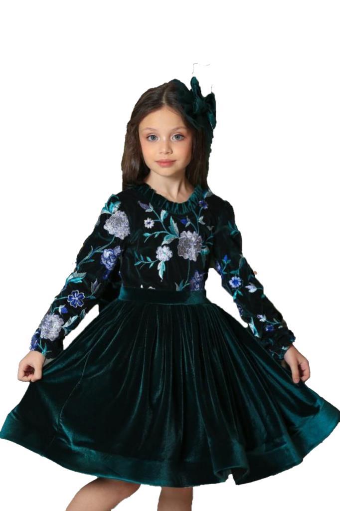 

Платье Riccotarz 2212512004 темно-зеленый 4-5 лет (доставка из-за рубежа), 2212512004