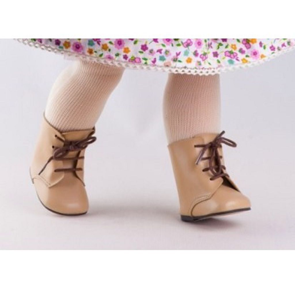 Ботинки Paola Reina свкоричневые, для кукол 60 см 66001 ботинки paola reina черные без люверсов для кукол 60 см 66002