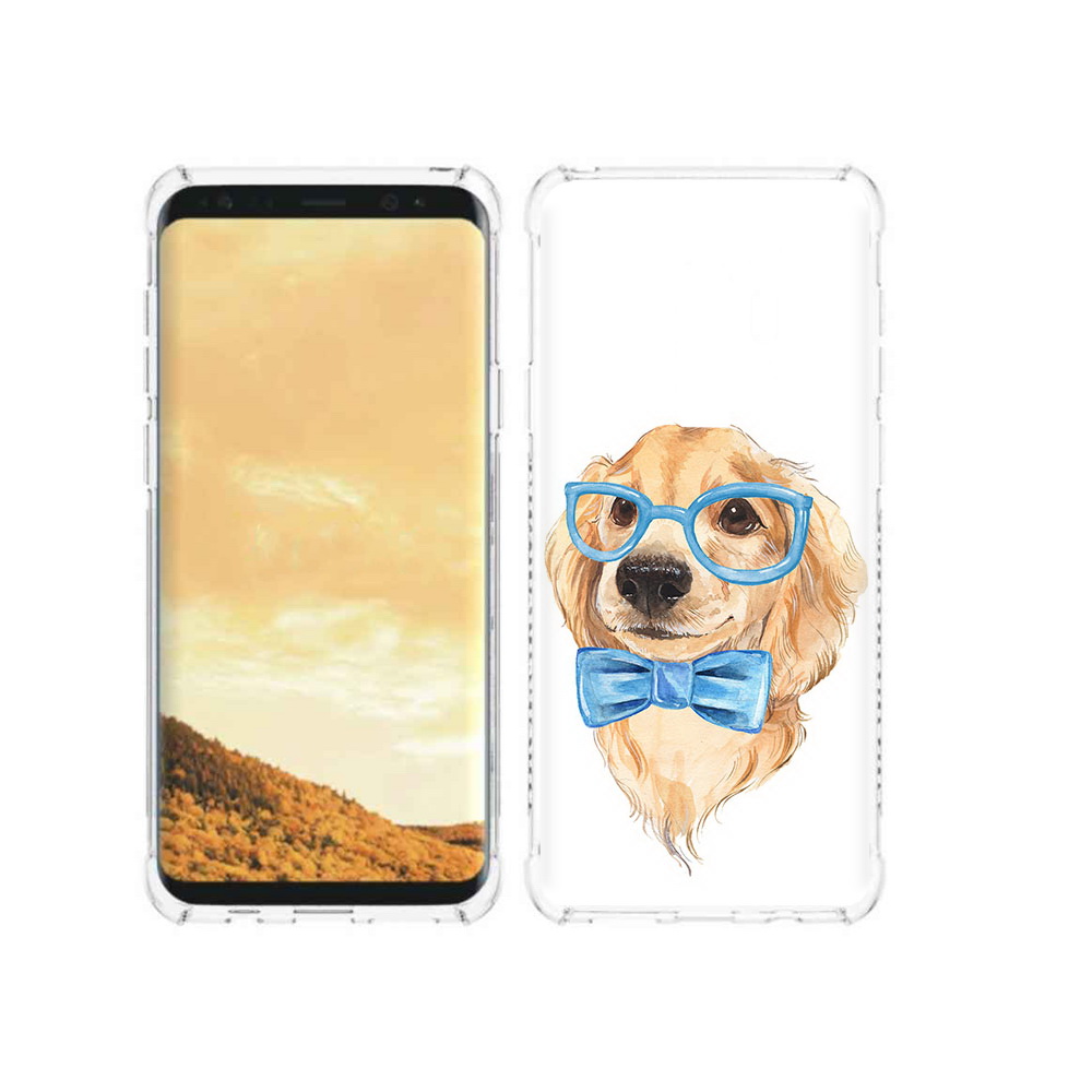 Чехол MyPads Tocco для Samsung Galaxy S9 Собака интеллигент (PT98329.588.159)