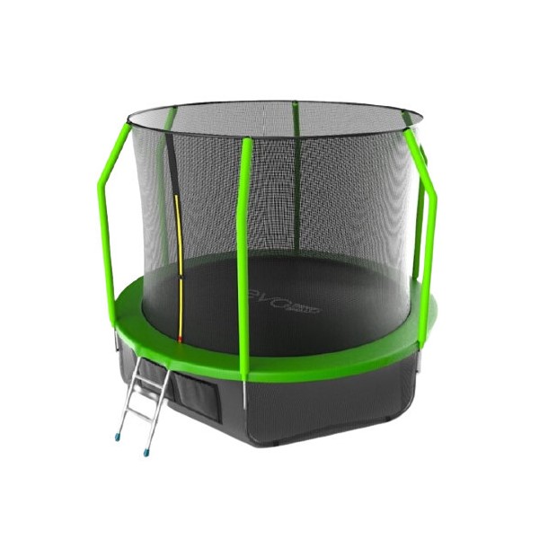 фото Батут evo jump cosmo 10ft green lowernet + сетка