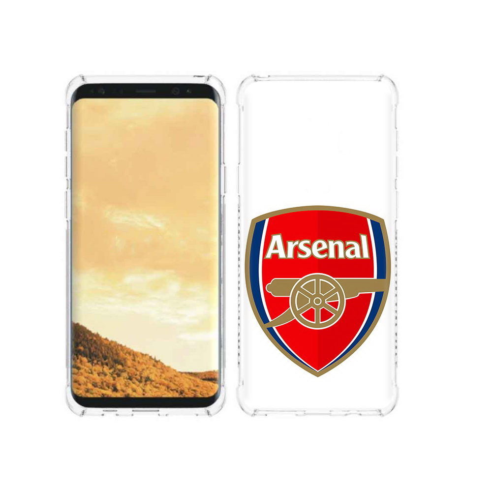 

Чехол MyPads Tocco для Samsung Galaxy S9 ФК Арсенал логотип (PT98329.588.174), Прозрачный, Tocco