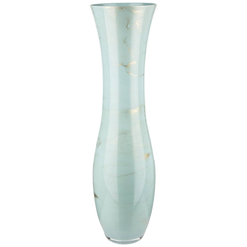 

Ваза Franco Claudia Golden Marble blue 70см стекло 316-1606_