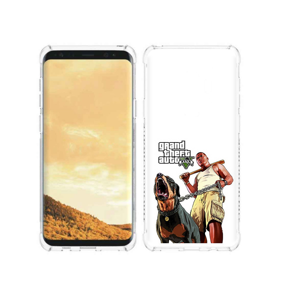 

Чехол MyPads Tocco для Samsung Galaxy S9 GTA грозная собака (PT98329.588.18), Прозрачный, Tocco