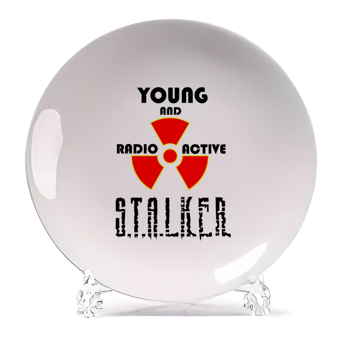 

Тарелка CoolPodarok Young and radio active stalker, Young and radio active stalker
