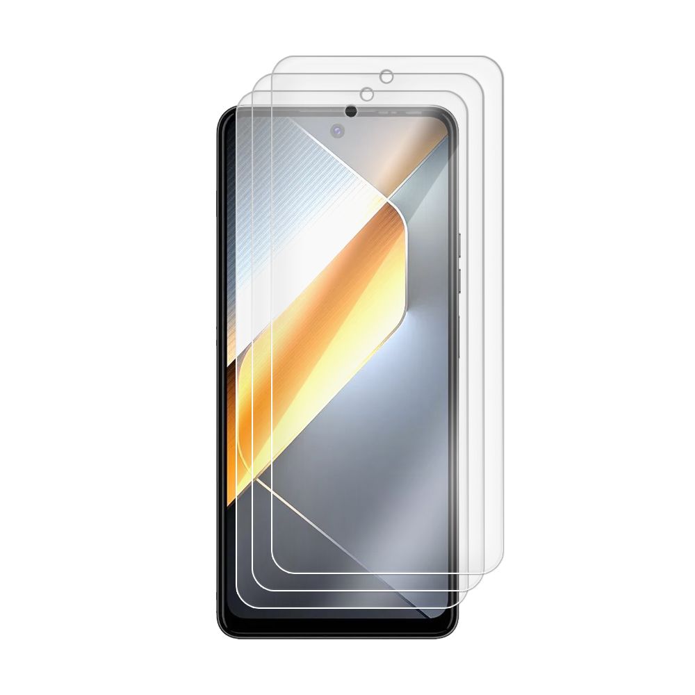 

Комплект из 3-х защитных гибридных стекол Krutoff для Tecno Pova 6 Neo