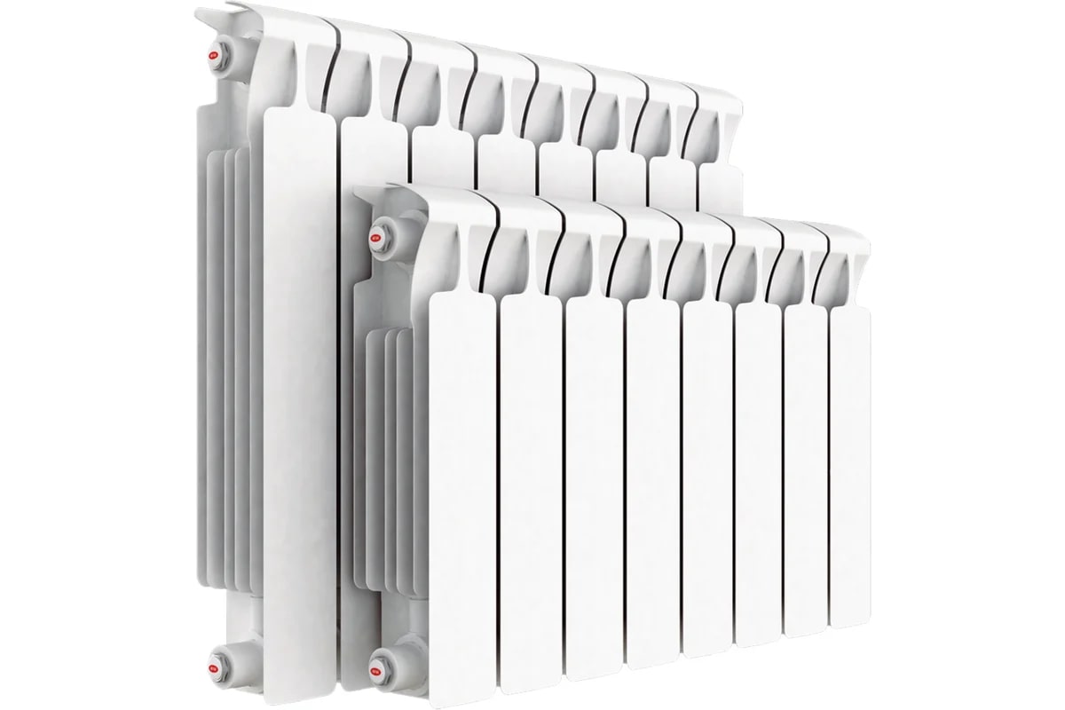 

Радиатор биметаллический секционный Rifar Monolit Ventil 350х12секций(подкл.нижнее справа)