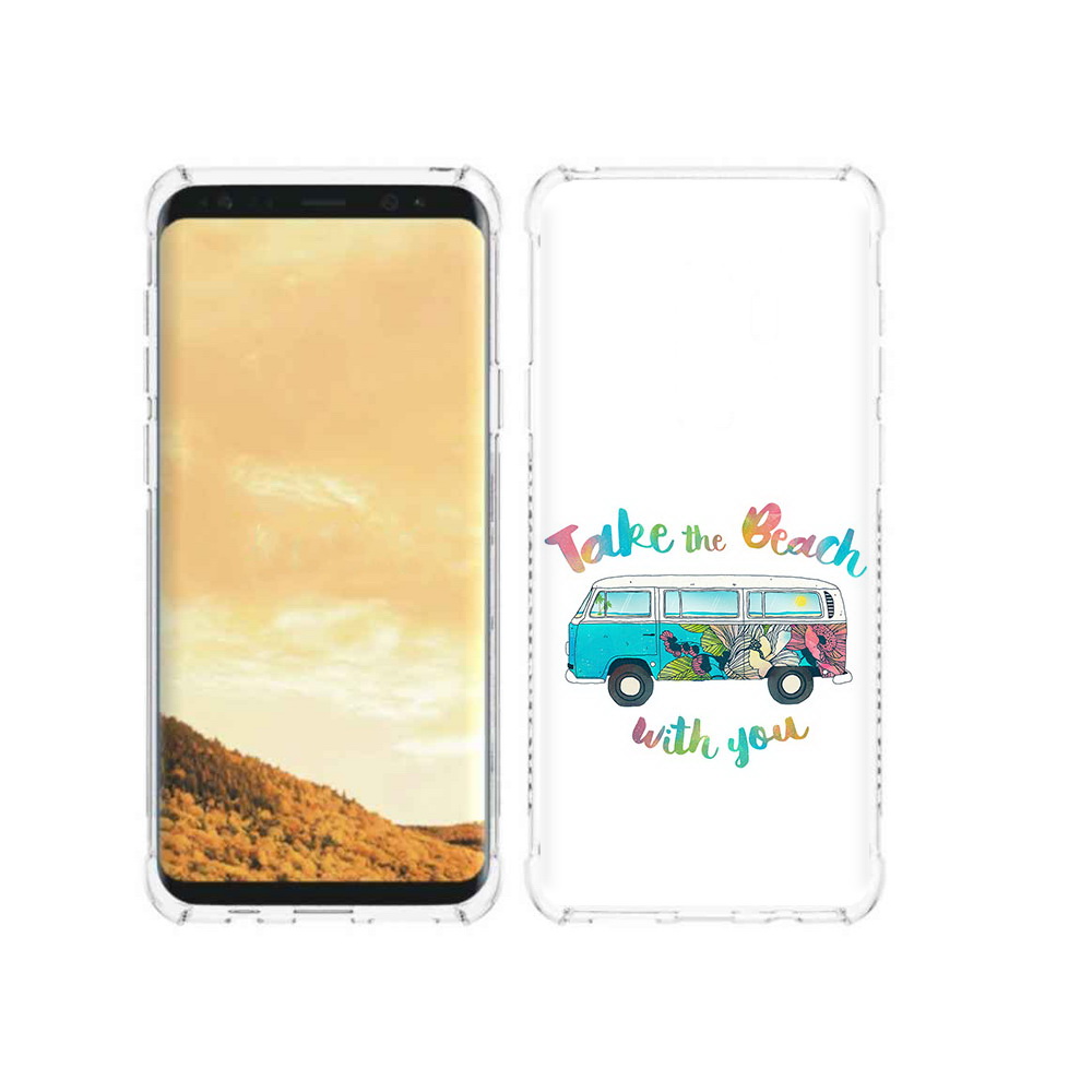 Чехол MyPads Tocco для Samsung Galaxy S9 Хиппи автобус (PT98329.588.190)