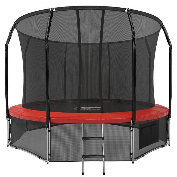 

Батут Eclipse Space Twin с сеткой и лестницей 427 см, red, Space Twin