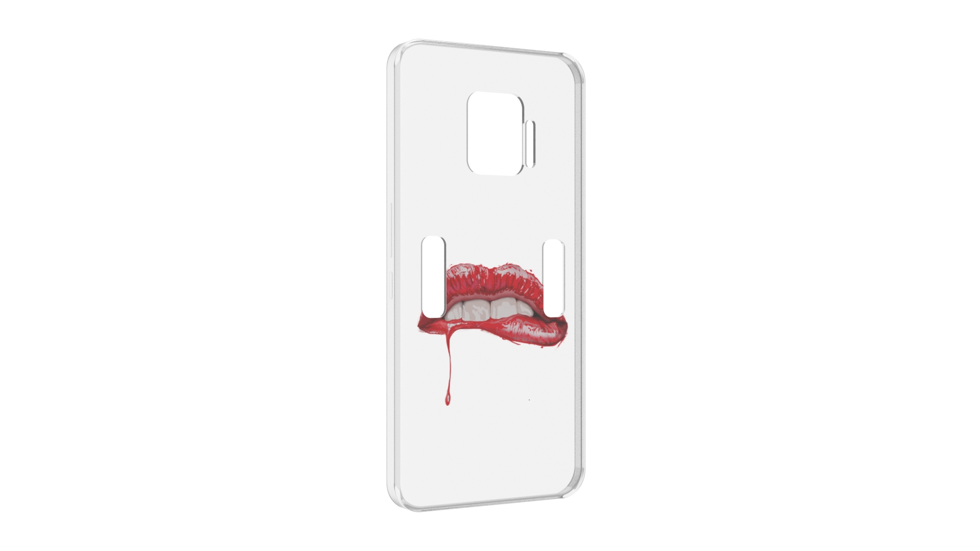 

Чехол MyPads яркие красные губы для ZTE Nubia Red Magic 7 Pro, Прозрачный, Tocco