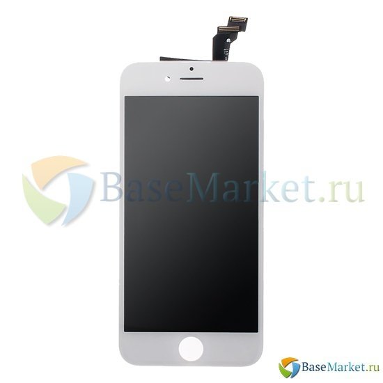 Дисплей BaseMarket для Apple iPhone A1589 в сборе с тачскрином (белый)