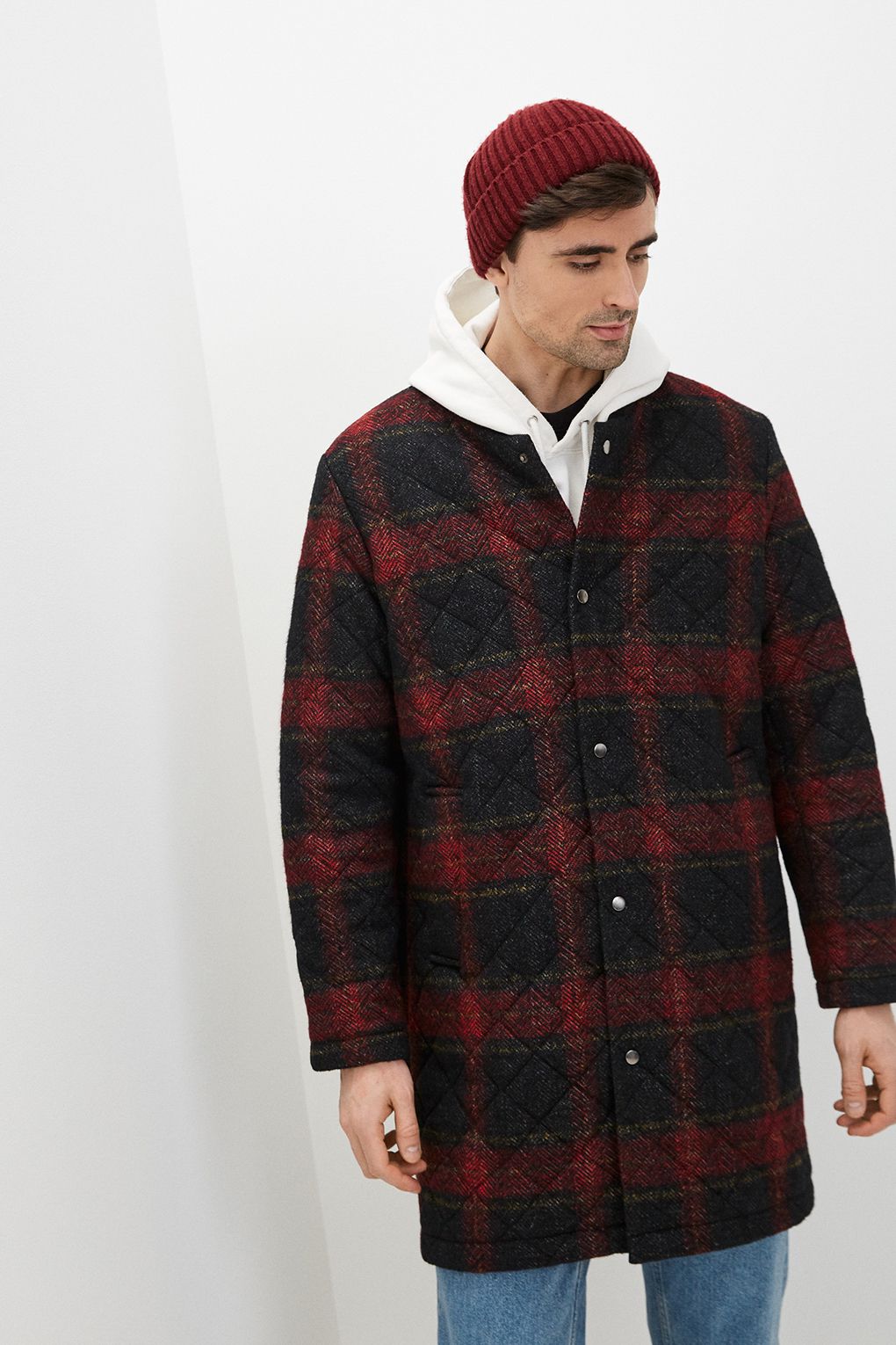 

Пальто мужское MARCO DI RADI MDR21099144-003 красное 56, MDR21099144-003