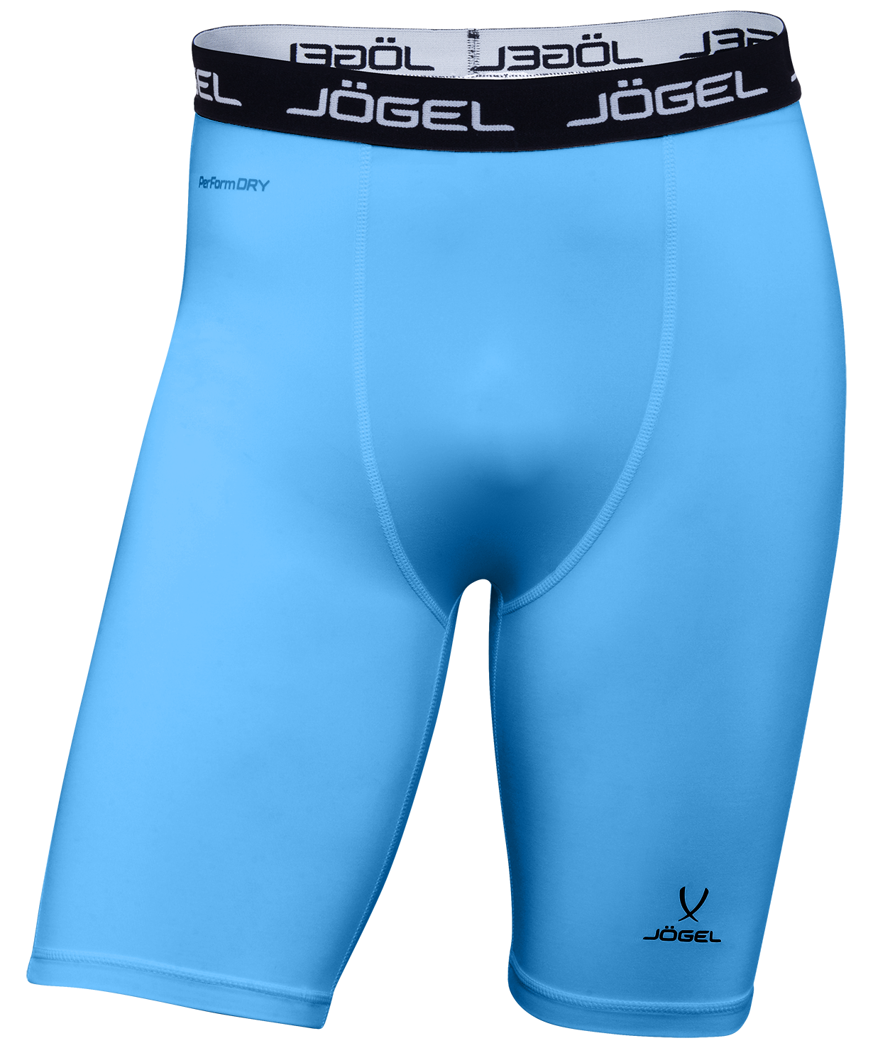 Шорты компрессионные Jogel Camp Performdry Tight Short, голубой/белый (L) 100053550689