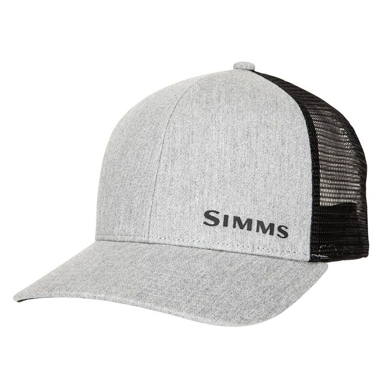 Бейсболка мужская Simms ID Trucker heather grey, one size