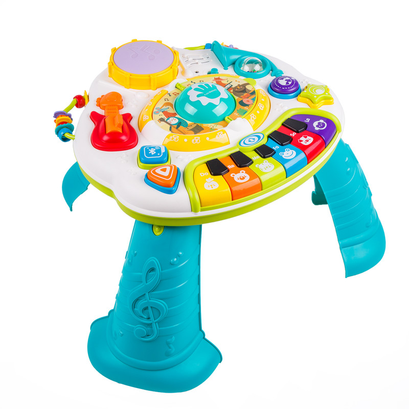 фото Развивающий интерактивный столик amarobaby play table piano, игрушка, музыка, микрофон