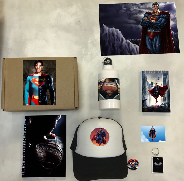 

Бокс с подарком Супермен, Superman - 2, 53504729-1, 8 предметов