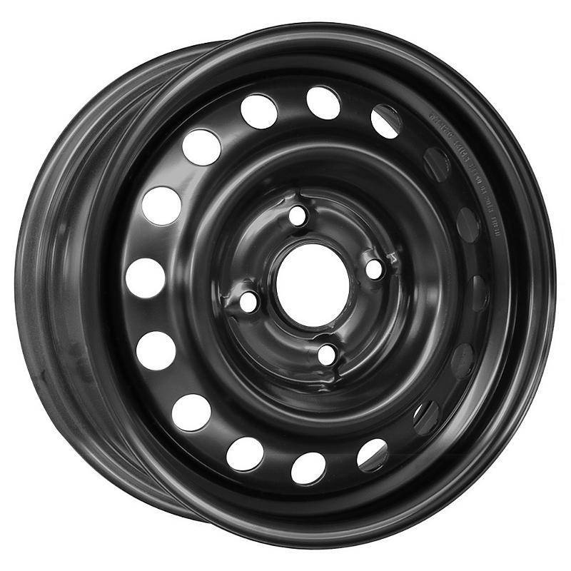 

Диск штампованный R14 5.5J 4x100/54.1 ET45 Евродиск 53A45R Black 9304640
