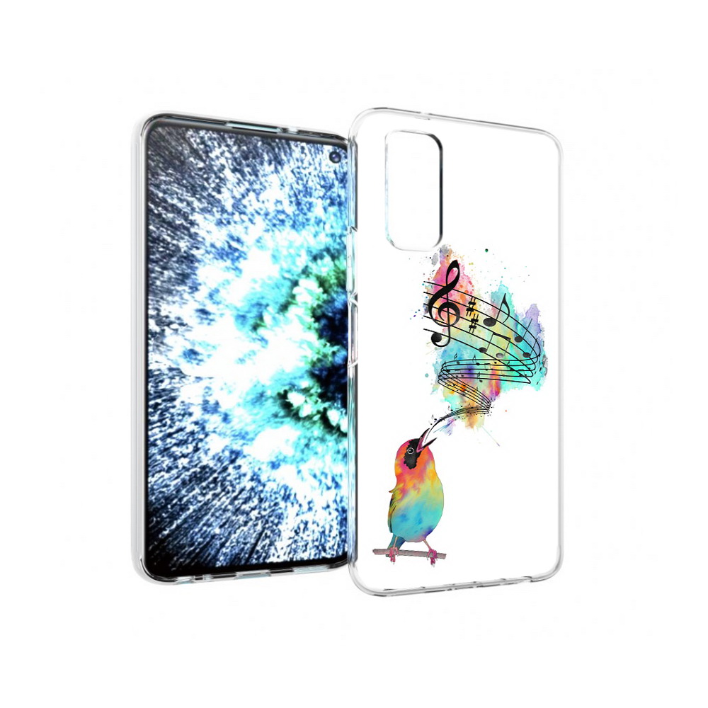 

Чехол MyPads Tocco для Vivo IQOO Neo 3 певчая птичка (PT157205.400.536), Прозрачный, Tocco