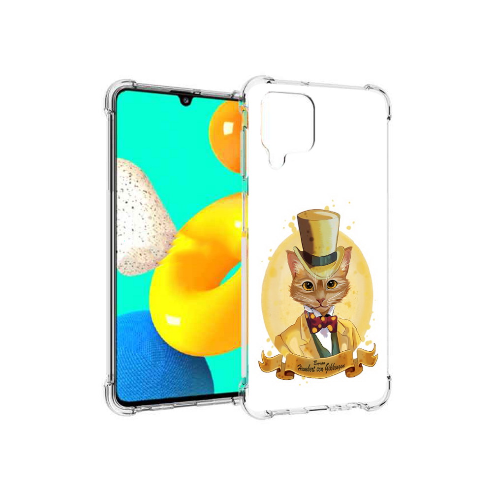 Чехол MyPads Tocco для Samsung Galaxy M22 кот юрист (PT226931.524.401)