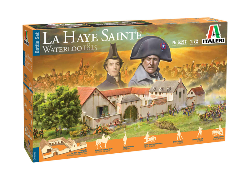 

Сборная модель Italeri 1/72 Набор "La Haye Sainte Waterloo 1815" 6197