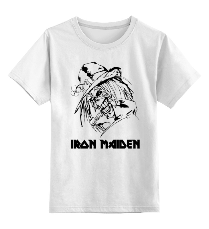 

Футболка детская Printio Iron maiden цв. белый р. 140, Iron maiden