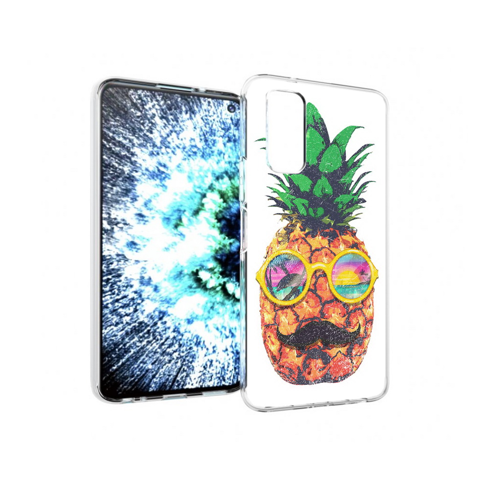 

Чехол MyPads Tocco для Vivo IQOO Neo 3 прикольный ананас с лицом (PT157205.400.556), Прозрачный, Tocco