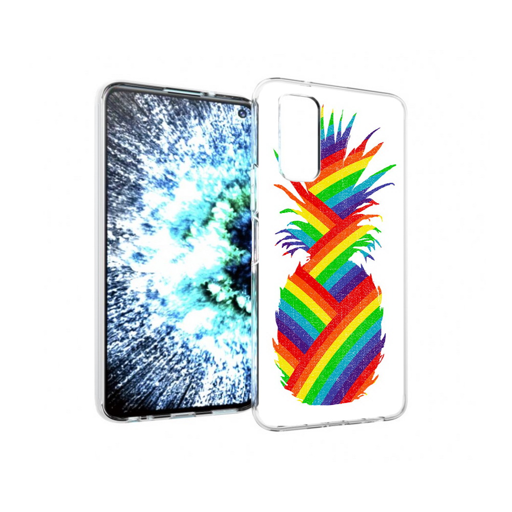 

Чехол MyPads Tocco для Vivo IQOO Neo 3 радужный ананас (PT157205.400.566), Прозрачный, Tocco