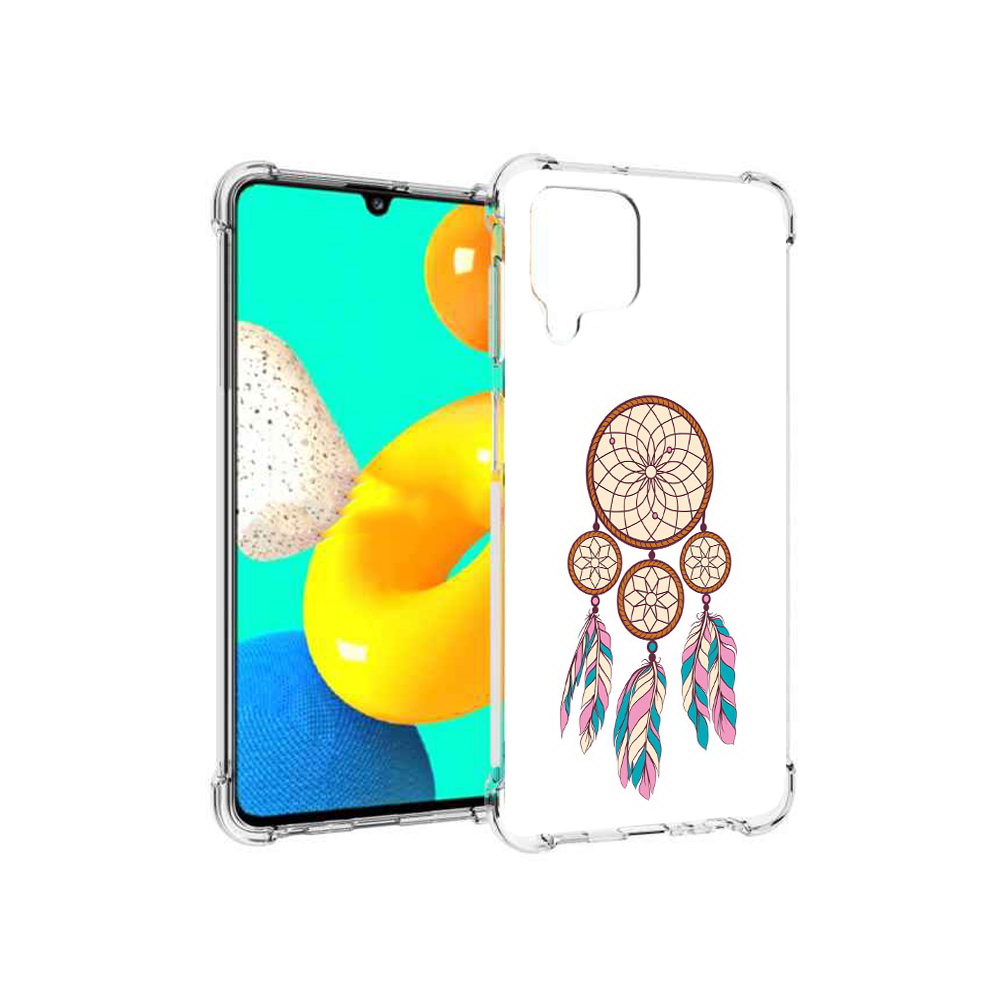 

Чехол MyPads Tocco для Samsung Galaxy M22 ловец снов бежевый (PT226931.524.442), Прозрачный, Tocco