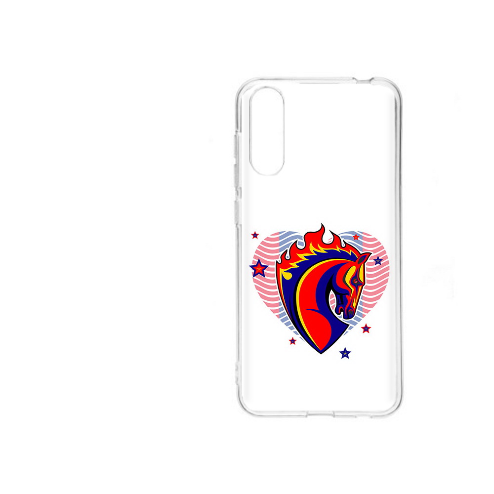 Чехол MyPads Tocco для ZTE Blade A7 2020 ФК ЦСЛ Лошадь (PT142232.471.180)