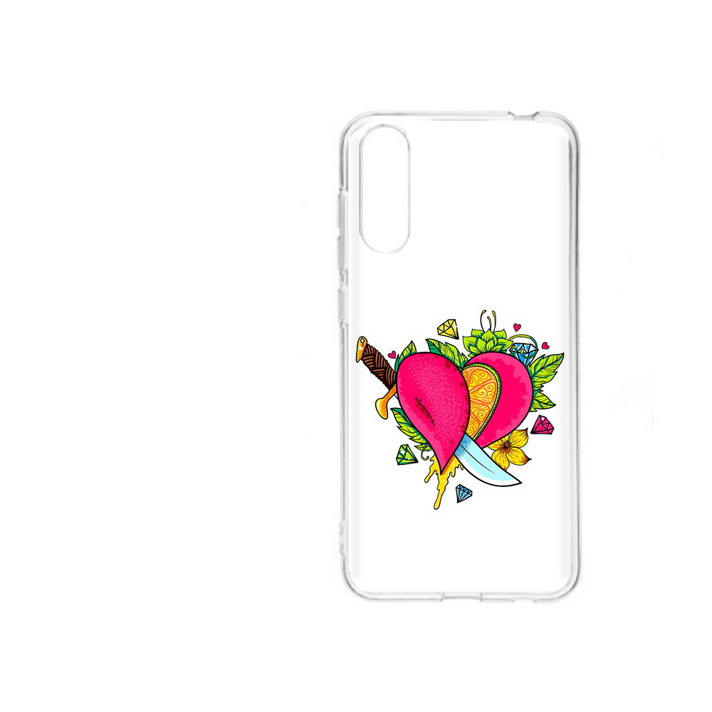 Чехол MyPads Tocco для ZTE Blade A7 2020 Фруктовое сердце (PT142232.471.188)