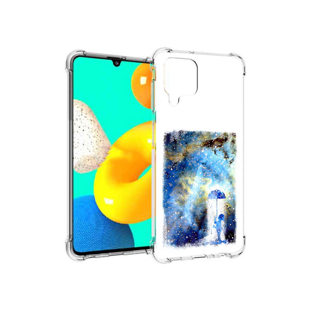 

Чехол MyPads Tocco для Samsung Galaxy M22 мальчик в небе (PT226931.524.455), Прозрачный, Tocco