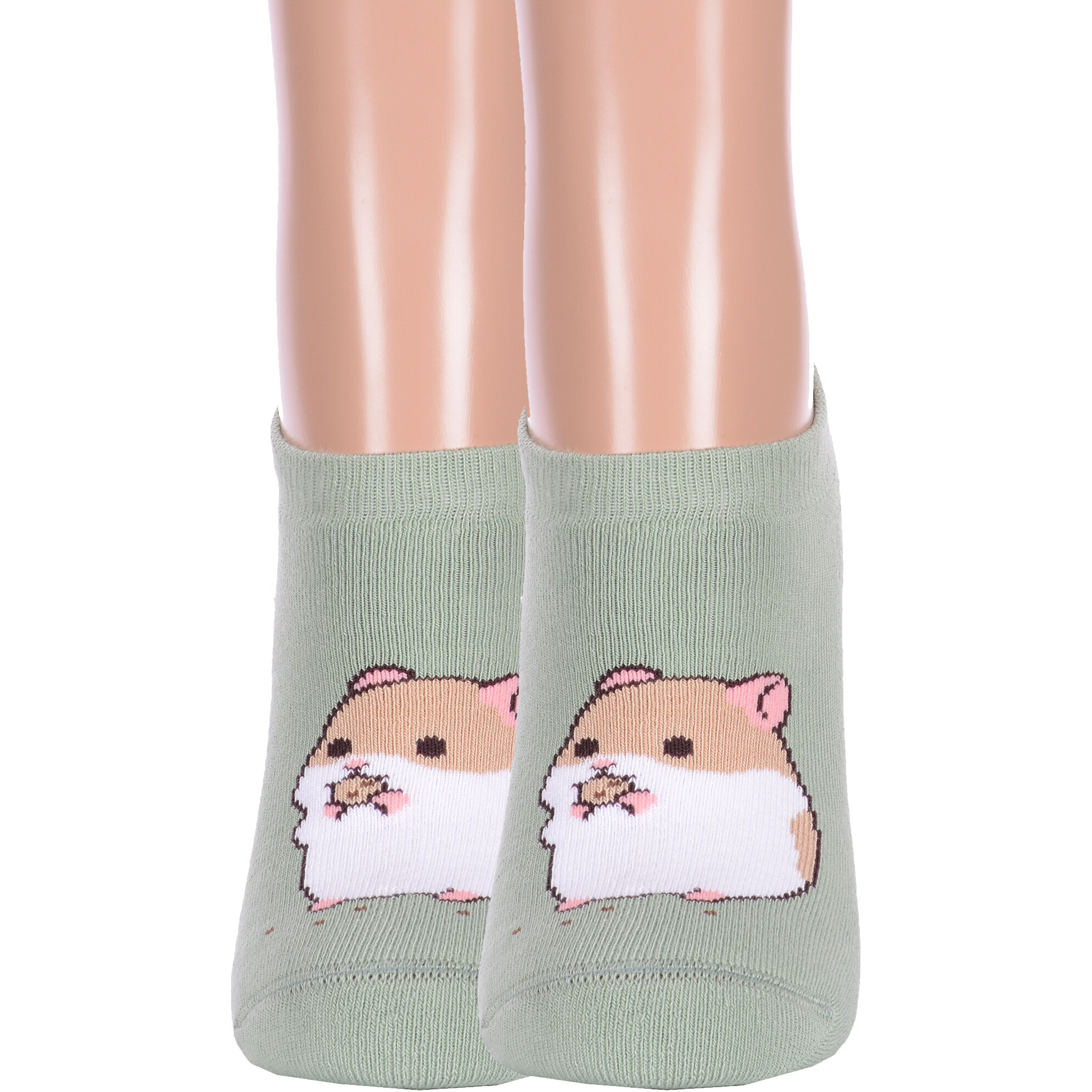 Комплект носков женских Брестский чулочный комбинат 2-20С1430 зеленых 23, 2 пары