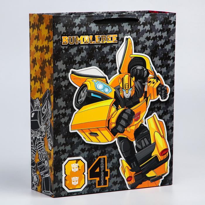 Пакет подарочный Hasbro вертикальный 84 31х40х11 см Transformers