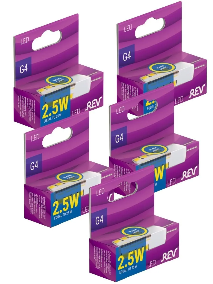 фото Светодиодная лампа rev g4 2.5w