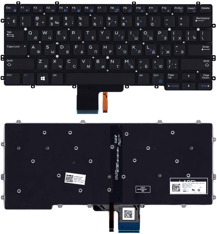 Клавиатура для Dell Latitude 13 7370, E7370 Series