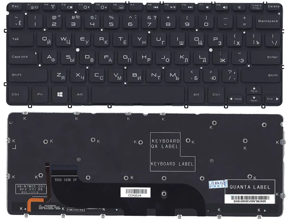 Клавиатура для Dell XPS 12,13,13D, 13R, L321X, L322X Series