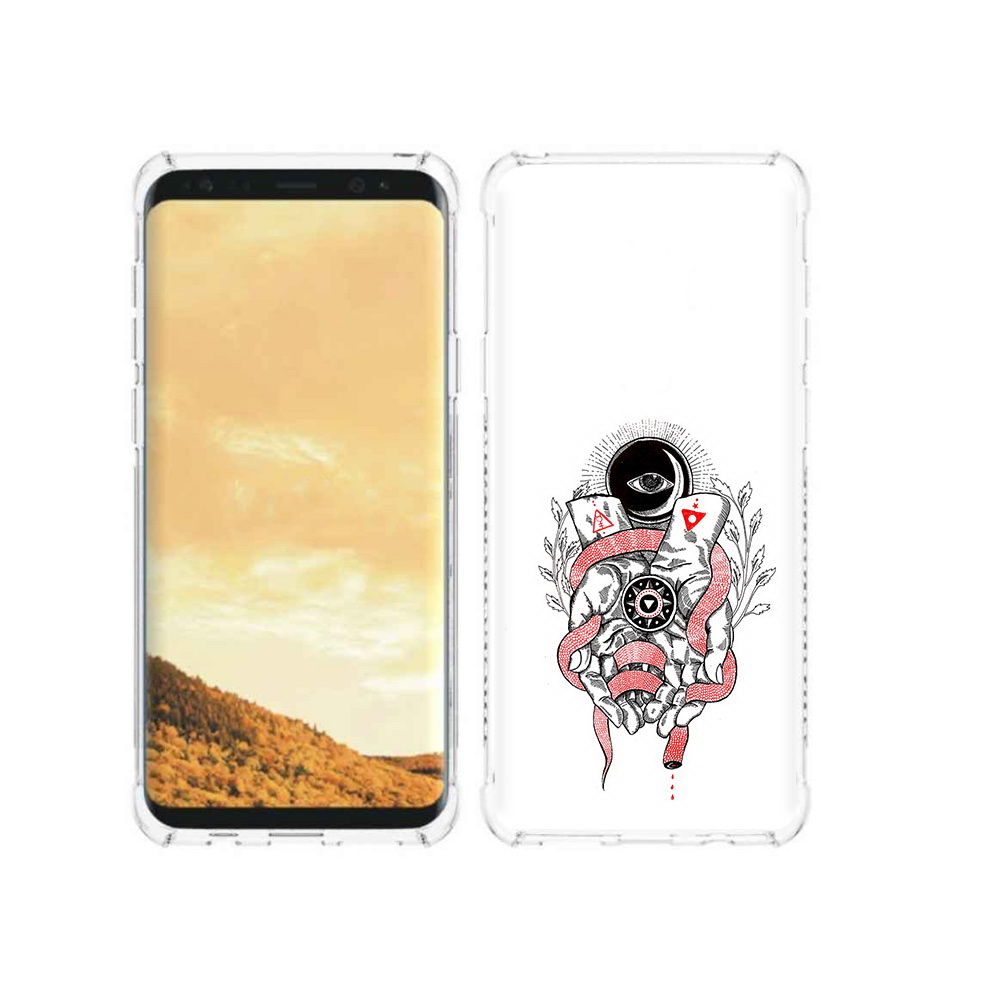 

Чехол MyPads Tocco для Samsung Galaxy S9 абстрация связанные руки (PT98329.588.213), Прозрачный, Tocco