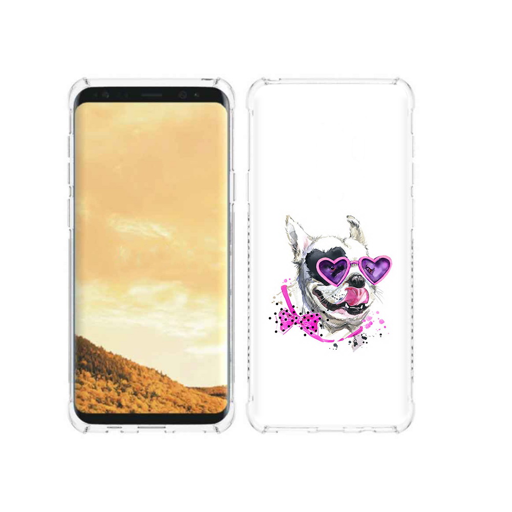 

Чехол MyPads Tocco для Samsung Galaxy S9 акварельный пёс (PT98329.588.218), Прозрачный, Tocco