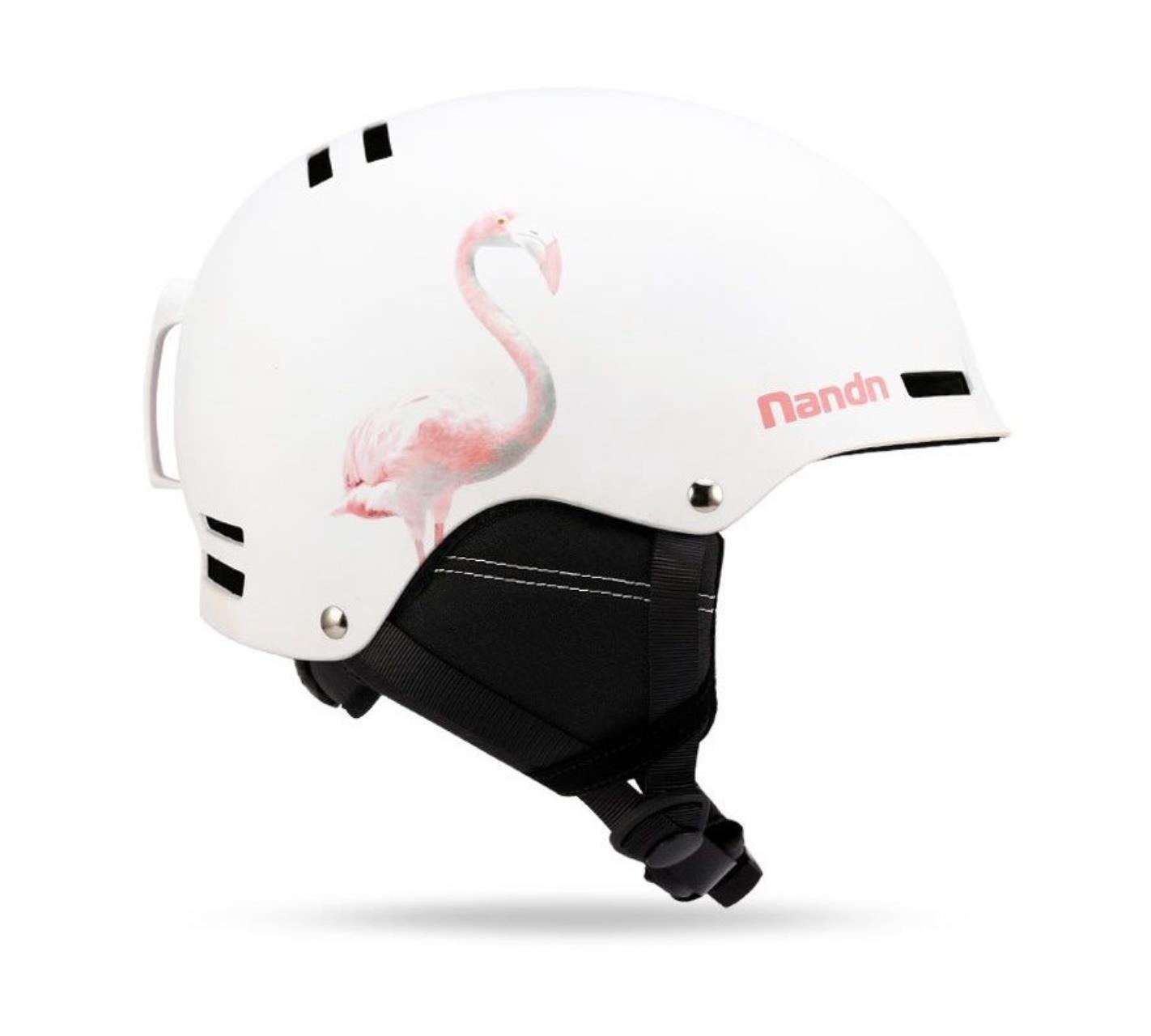 Шлем горнолыжный NANDN NT30 WHITE FLAMINGO L