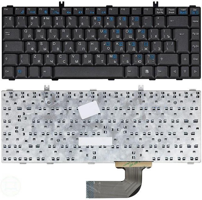 

Клавиатура для Fujitsu-Siemens Amilo LA1703 Series, Русская, Чёрная