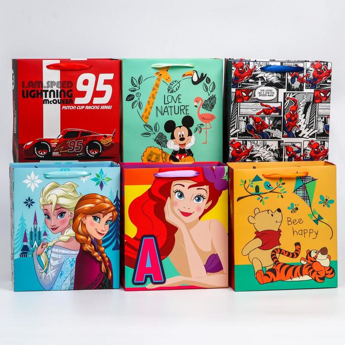 

Пакет ламинат вертикальный, 23х27х11,5 см, МИКС, Disney