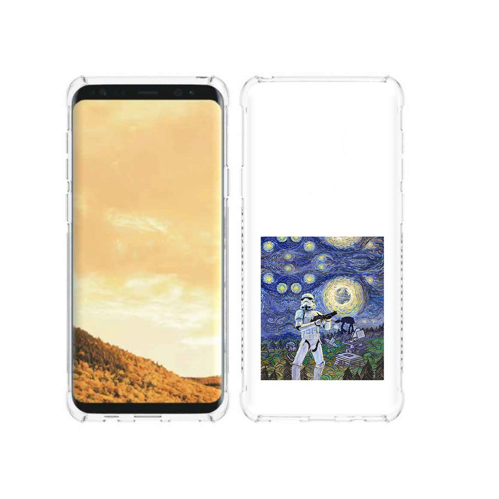 

Чехол MyPads Tocco для Samsung Galaxy S9 star wars звездная ночь (PT98329.588.23), Прозрачный, Tocco