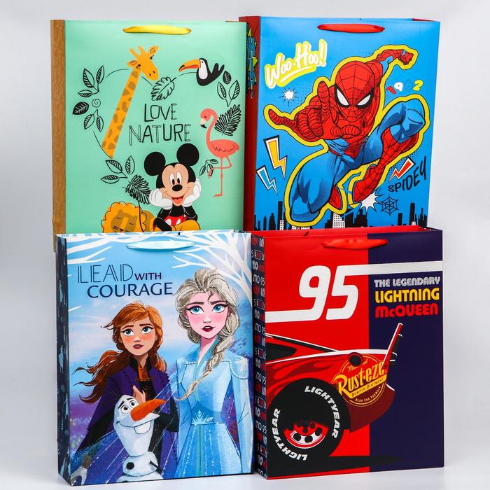 

Пакет ламинат вертикальный, 31х40х11 см, МИКС, Disney