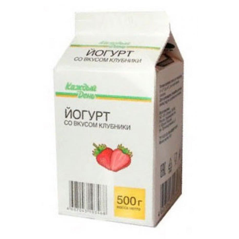 

Питьевой йогурт Каждый День клубника 2,5% 500 г