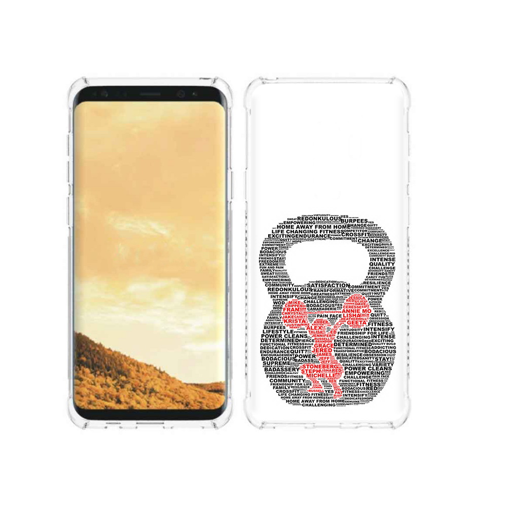 

Чехол MyPads Tocco для Samsung Galaxy S9 бодибилдинг гиря из слов (PT98329.588.232), Прозрачный, Tocco