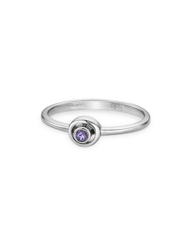 

Кольцо из серебра р. Кристалл мечты 1020059, танзанит, 1020059
