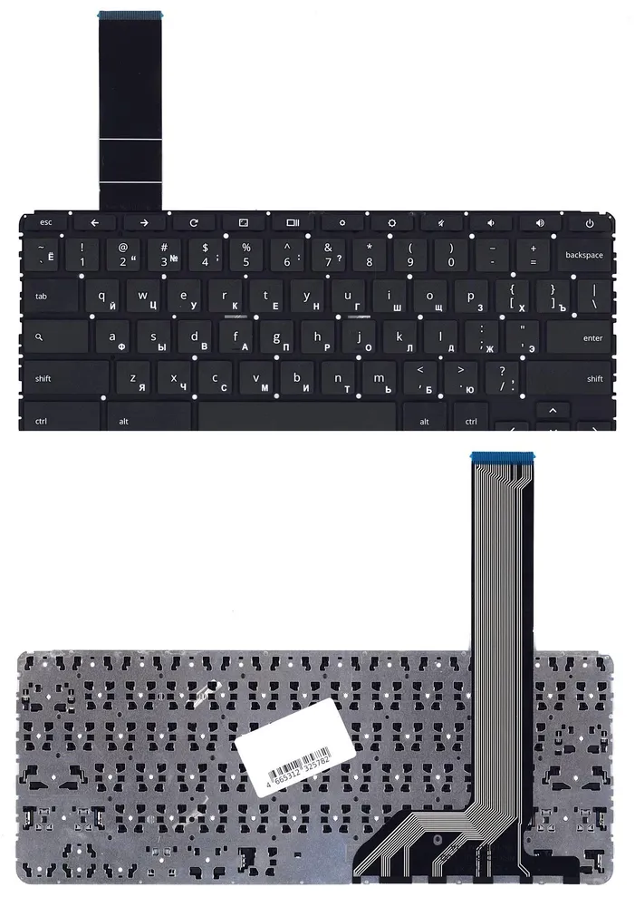 

Клавиатура для HP Chromebook 11 G5, 11-V Series, черная