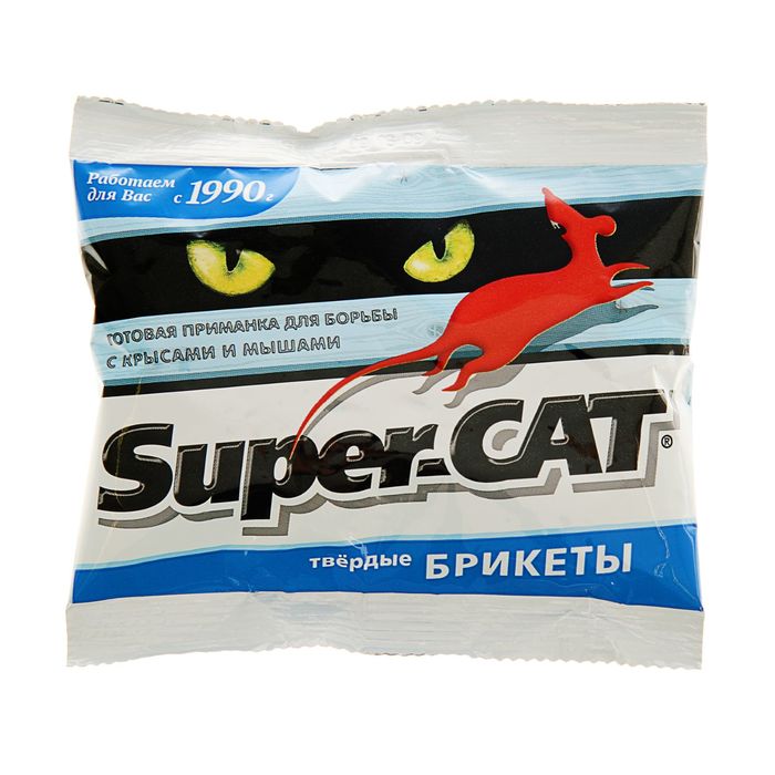 

Твердые брикеты от грызунов SuperCАТ, пакет, 48 г