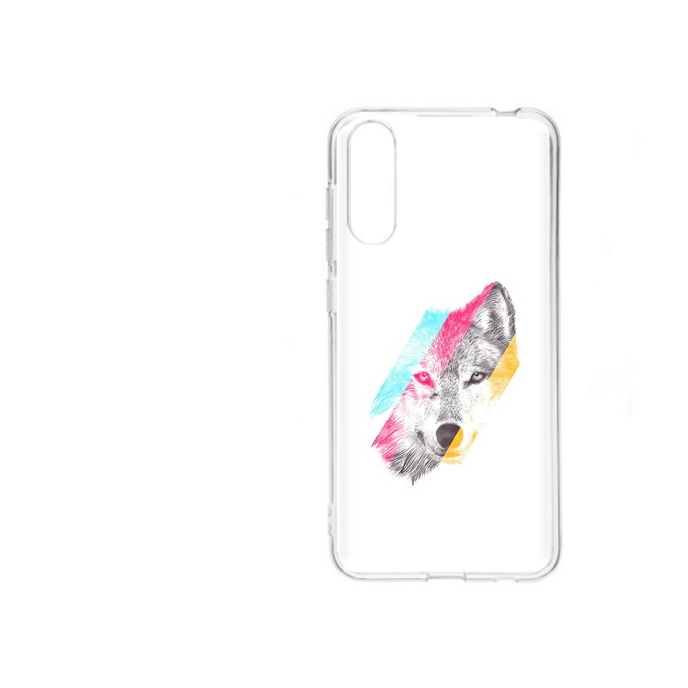 

Чехол MyPads Tocco для ZTE Blade A7 2020 волк градиент (PT142232.471.268), Прозрачный, Tocco