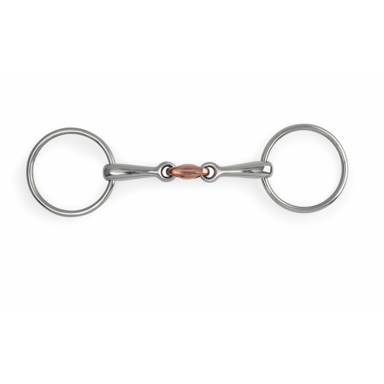 Трензель для лошади восьмерка SHIRES 525/S/STEEL/4.5, 11.5см