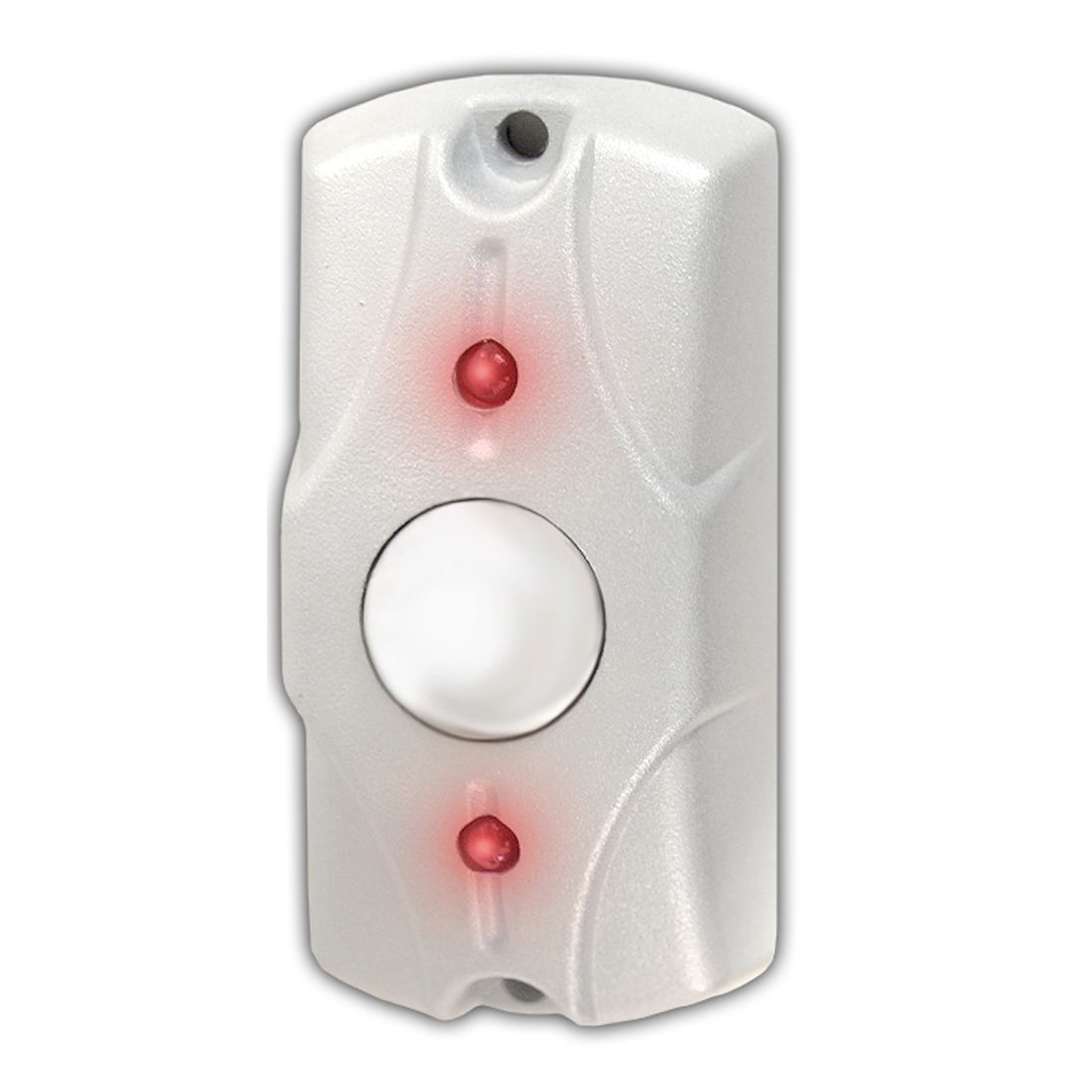 Кнопка выхода Олевс Циклоп белый, накладная, с индикацией, металлическая, уличная тритон краник металлический на 4 выхода